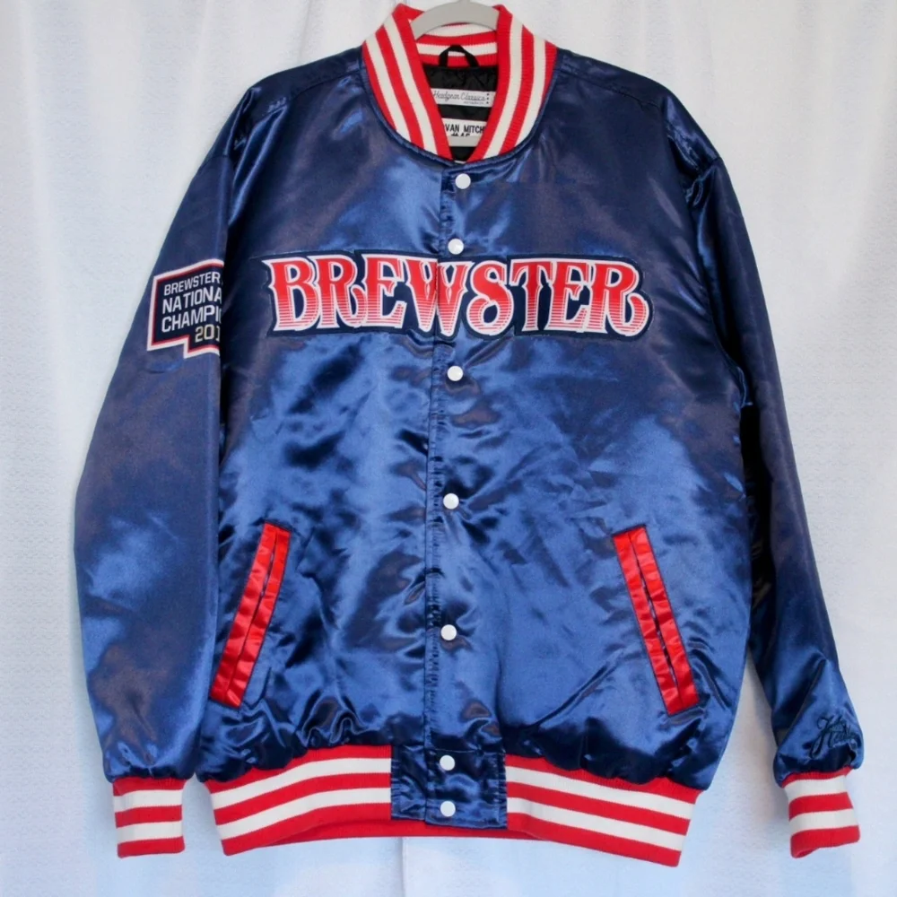 RARE Donovan Mitchell #45 Brewster Academy 2015 Championship Satin Jacket 2XL NW